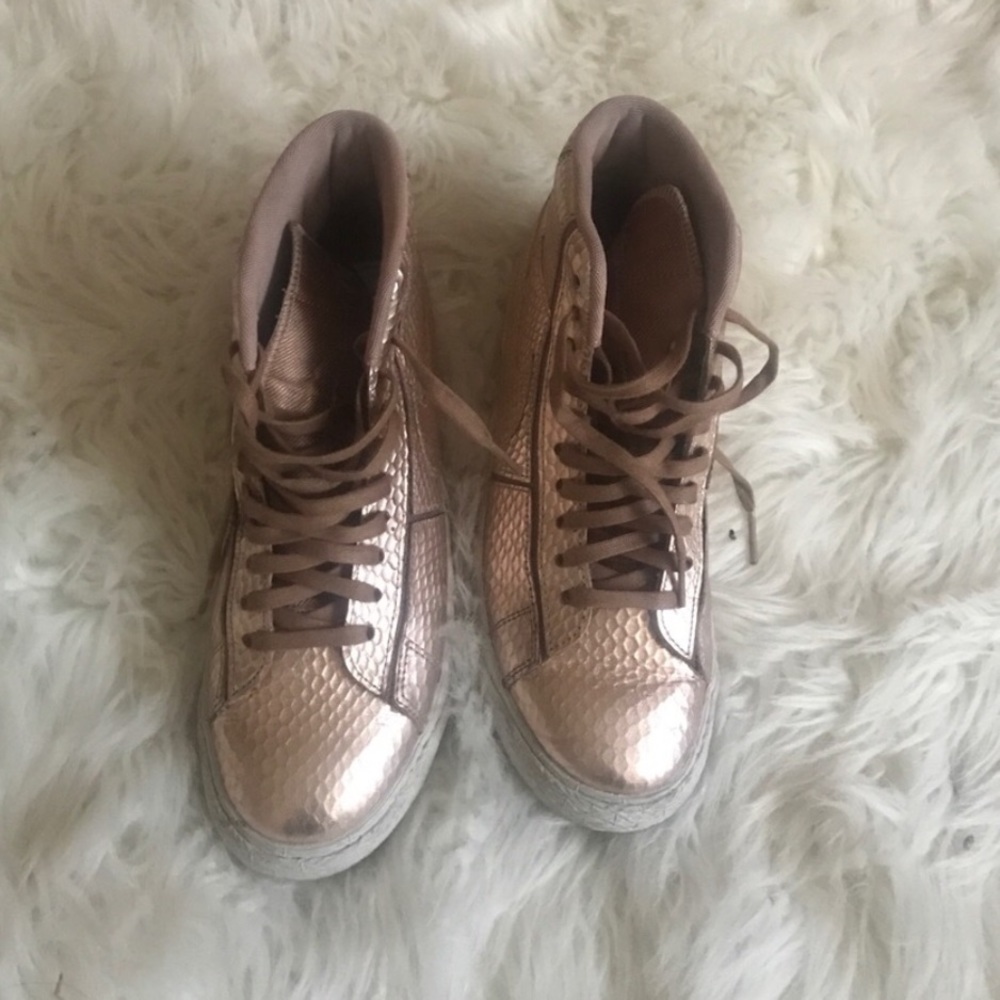 Limited Edition Nike Rose Gold Python Blazers - image 3